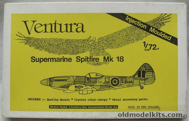 Ventura 1/72 Supermarine Spitfire Mk.18 - (Spitfire XVIII), VN0201 plastic model kit